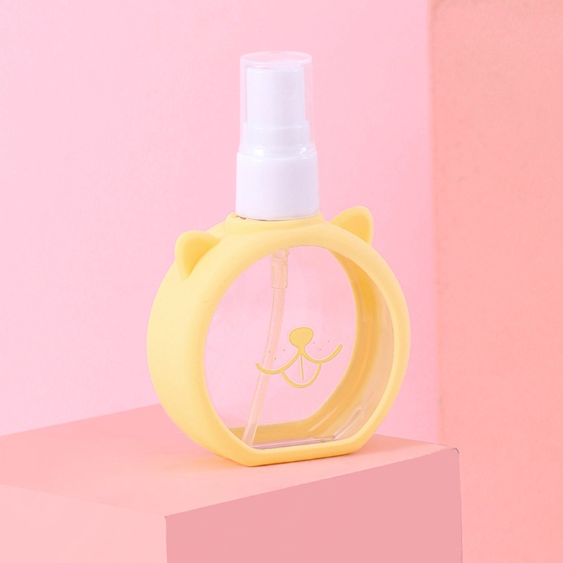 Bình Rỗng 55ml Đựng Nước Hoa Họa Tiết Mèo Hoạt Hình Dễ Thương