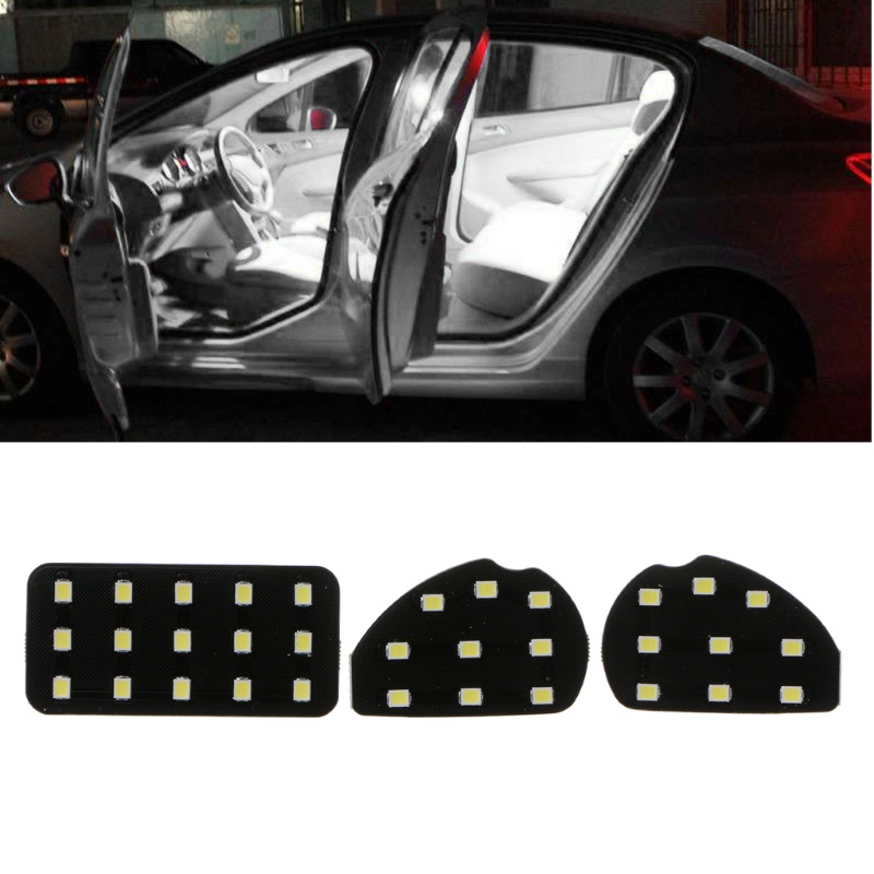 Đèn Led Không Dây Gắn Trần Xe Hơi Trang Trí Nội Thất Cho Ecosport Focus 2 MK2 2007-2