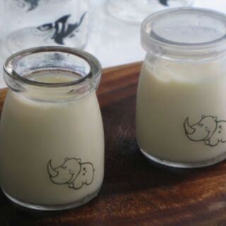 Hũ thủy tinh làm sữa chua, caramen, pudding hình thú đáng yêu