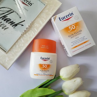 Kem Chống Nắng Eucerin Sensitive Protect Sunfluid spf 50 có quà tặng