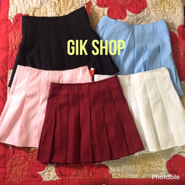 [Mã WASKT410K giảm 10K đơn 50K] Chân váy tennis ulzzang cạp cao đủ màu | BigBuy360 - bigbuy360.vn