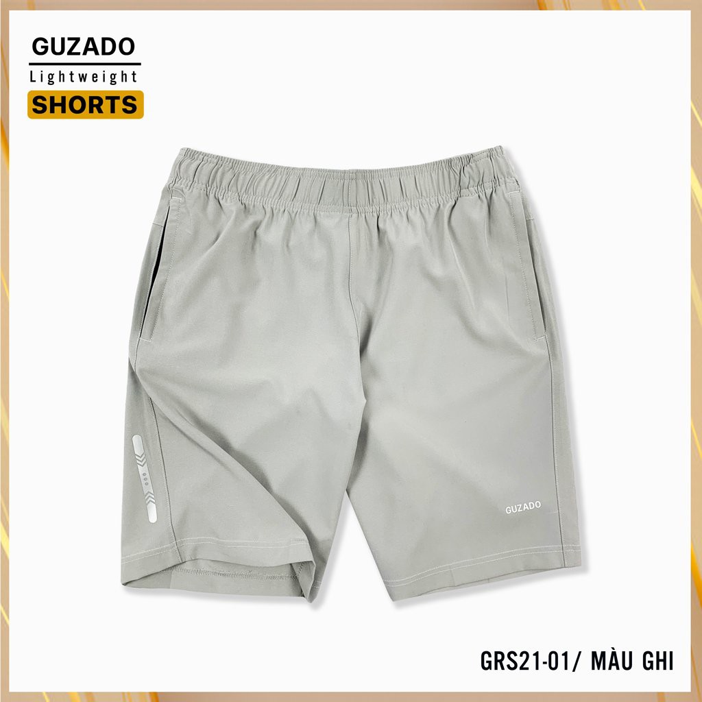 Quần đùi GUZADO (5 Màu), Vải Gió Mềm, Siêu Nhẹ, Dáng Thể Thao GSR01 | BigBuy360 - bigbuy360.vn