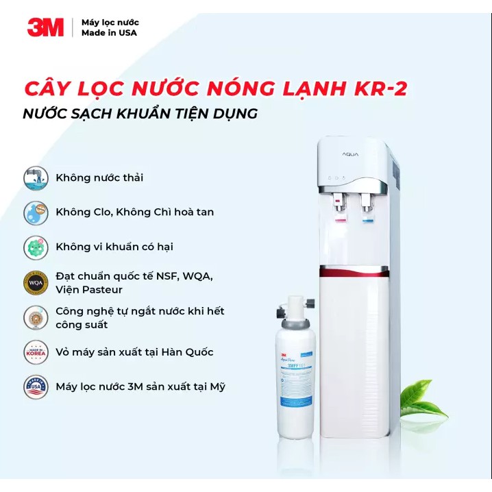 Máy lọc nước nóng lạnh KR2-2V ( Dùng lọc 3M FF100 )