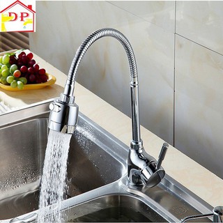 Vòi rửa bát, rửa chén nóng lạnh Giormani 2 chế độ nước VRB 08 tặng đôi dây cấp inox