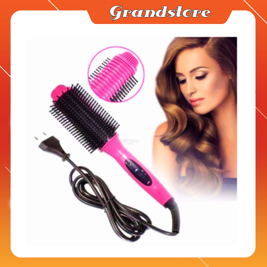 Lược điện chải tóc tạo kiểu đa năng NOVA 8810 uốn xoăn, chải phồng, sấy cụp, máy làm tóc uốn duỗi cúp dập xù chải thẳng