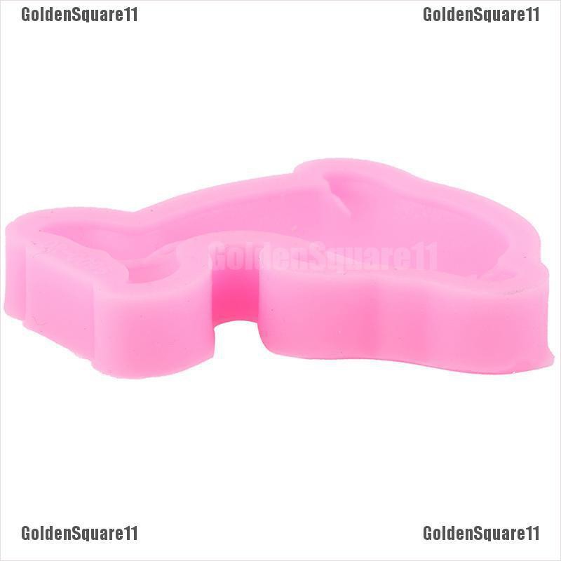 Khuôn Làm Bánh / Xà Phòng Chất Liệu Silicone Hình Cá Heo 3D