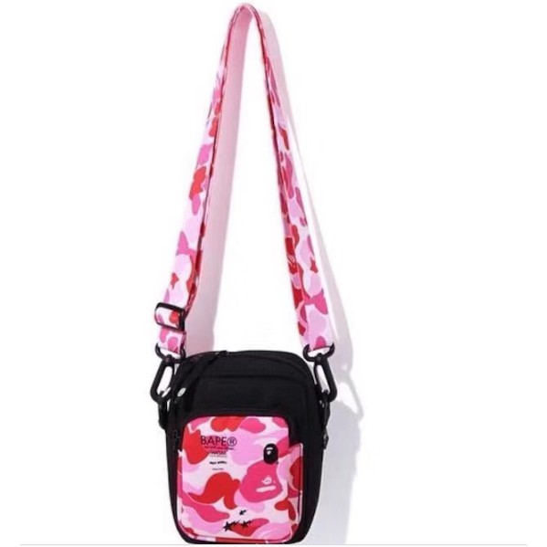 Mới Nhất Túi Đeo Vai BAPE Nhật Bản Họa Tiết Rằn Ri Cho Nam Và Nữ