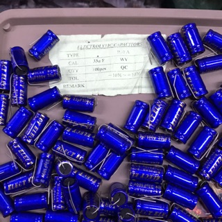 Tụ 33mf/100v combo 10 cái