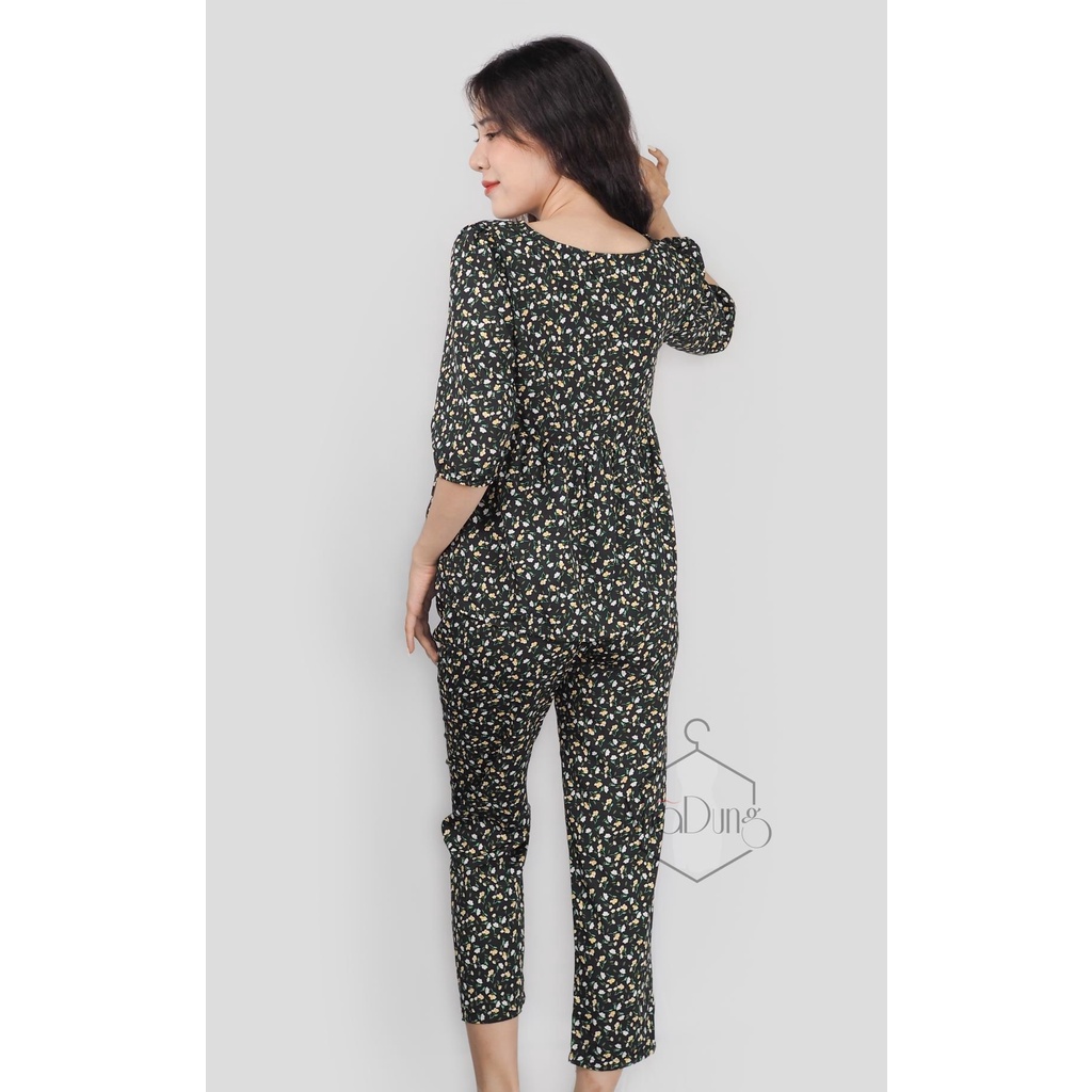 &lt;A26&gt; Đồ mặc nhà đồ ngủ nữ dài hàng thiết kế dáng babydoll dễ thương Nhã Dung Store đủ size dưới 65kg