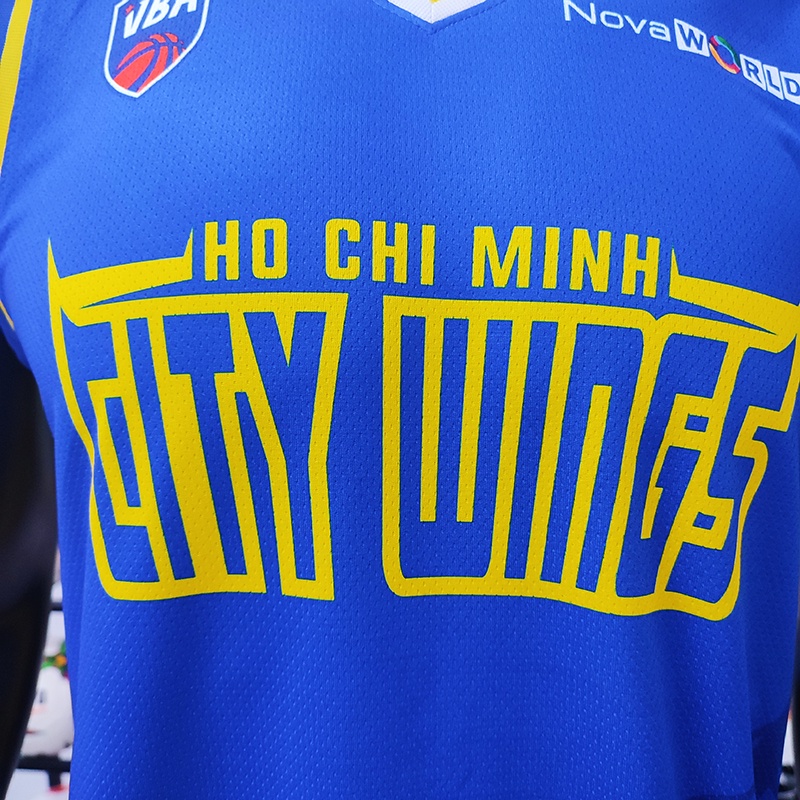 Áo bóng rổ Actee HCMC Wings màu Xanh - VBA 2022