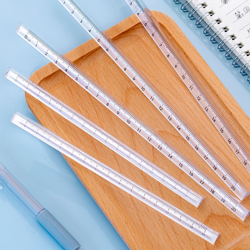 Thước Kẻ Trong Suốt Hình Tam Giác 15cm