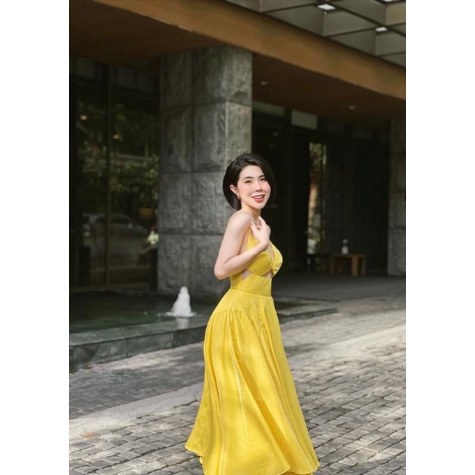 [Maxi] Đầm maxi đi biển đũi khoét 2s 3 màu - maxi ngọc lan
