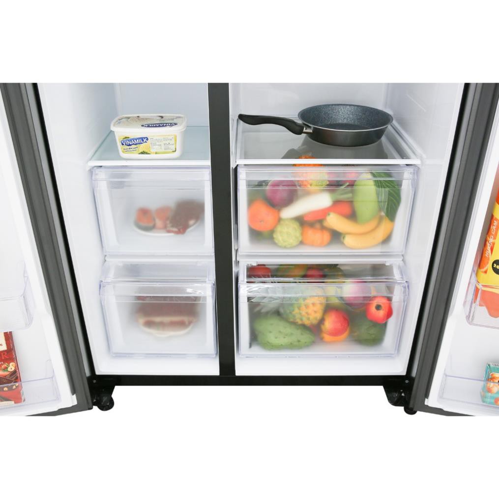 Tủ lạnh Samsung side by side RS62R5001B4/SV 647L