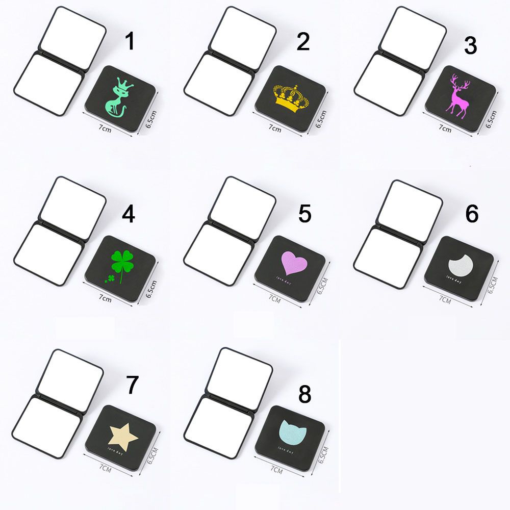 [Hàng mới về] Gương trang điểm cầm tay thiết kế hai mặt phong cách hoạt hình tiện lợi