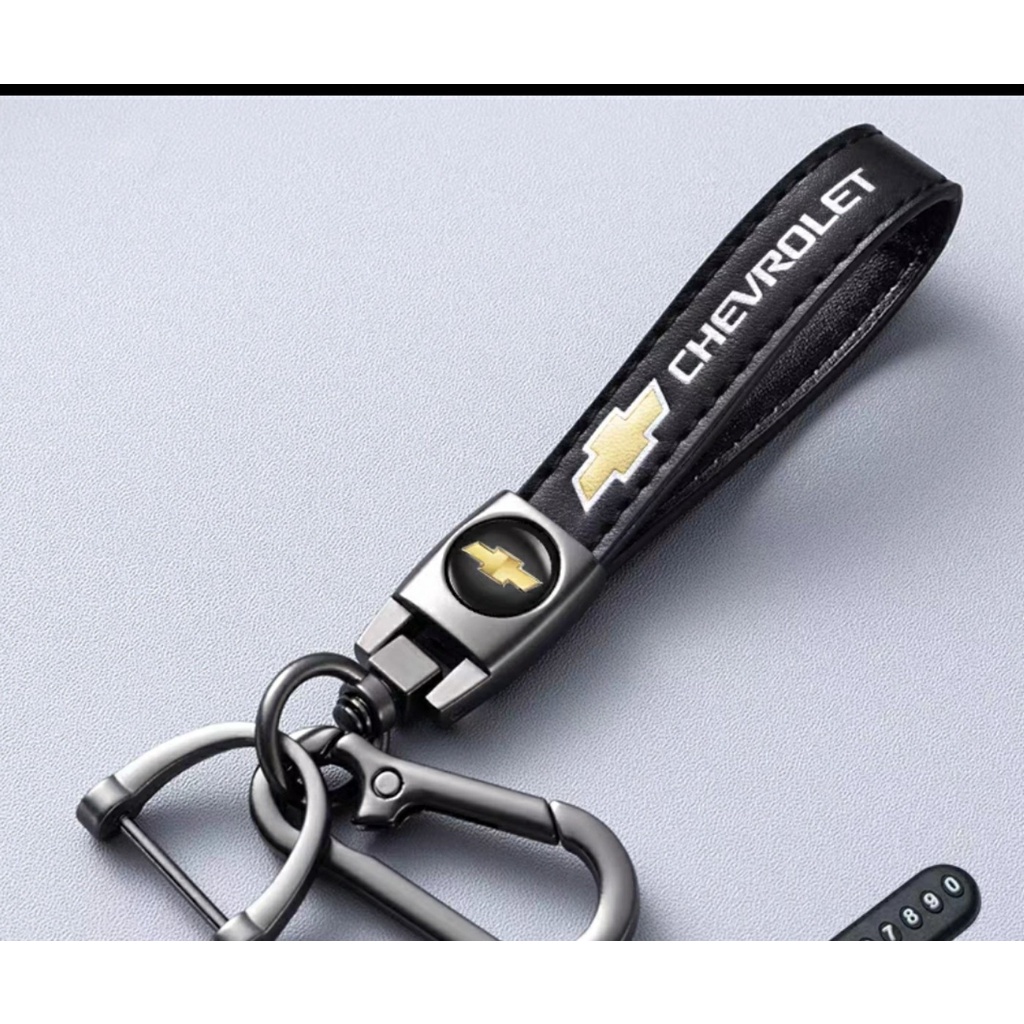 Móc khoá xe ô tô, xe hơi bọc da có gắn logo đủ các hãng