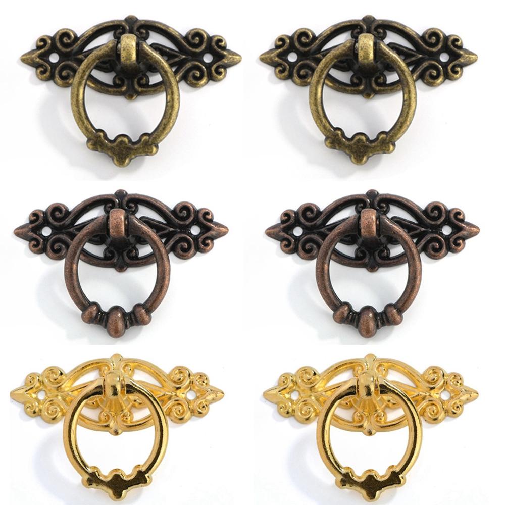 Epoch Set 6 Tay Nắm Cửa Tủ Chén / Tủ Quần Áo / Đồ Chơi Búp Bê Phong Cách Vintage Châu Âu