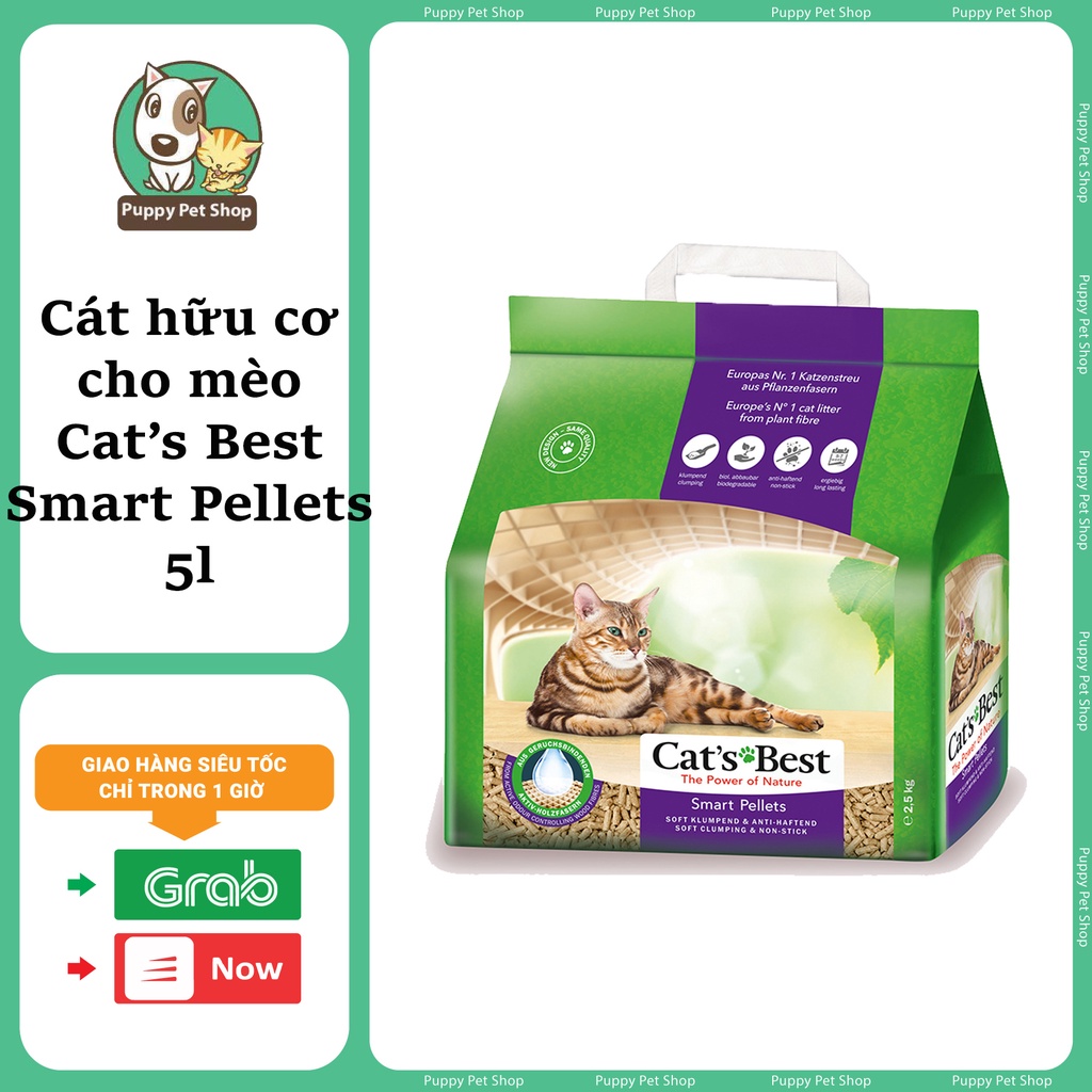 Cát Hữu Cơ Cho Mèo Cat’s Best Smart Pellets