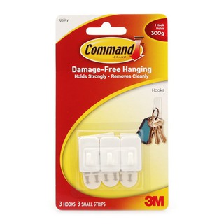 Combo 4 vỉ móc treo tường loại nhỏ Command