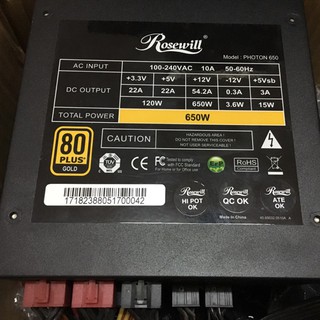 Nguồn máy tính Rosewill photon 650w full module