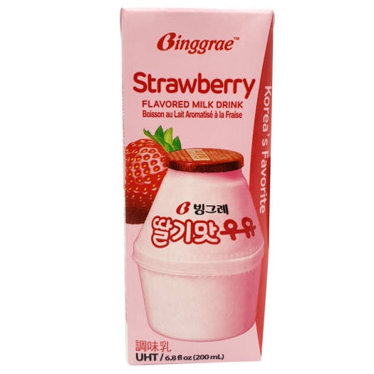 Sữa Hàn Quốc Binggrea vị dâu 200ml