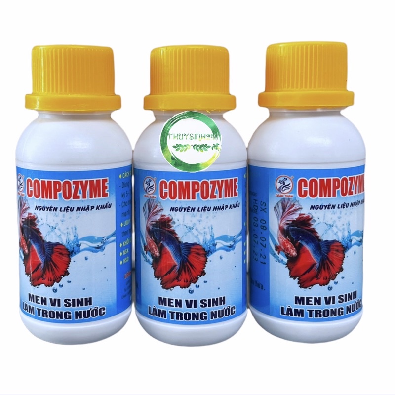 Men vi sinh COMPOZYME làm trong nước bể cá - bể thủy sinh