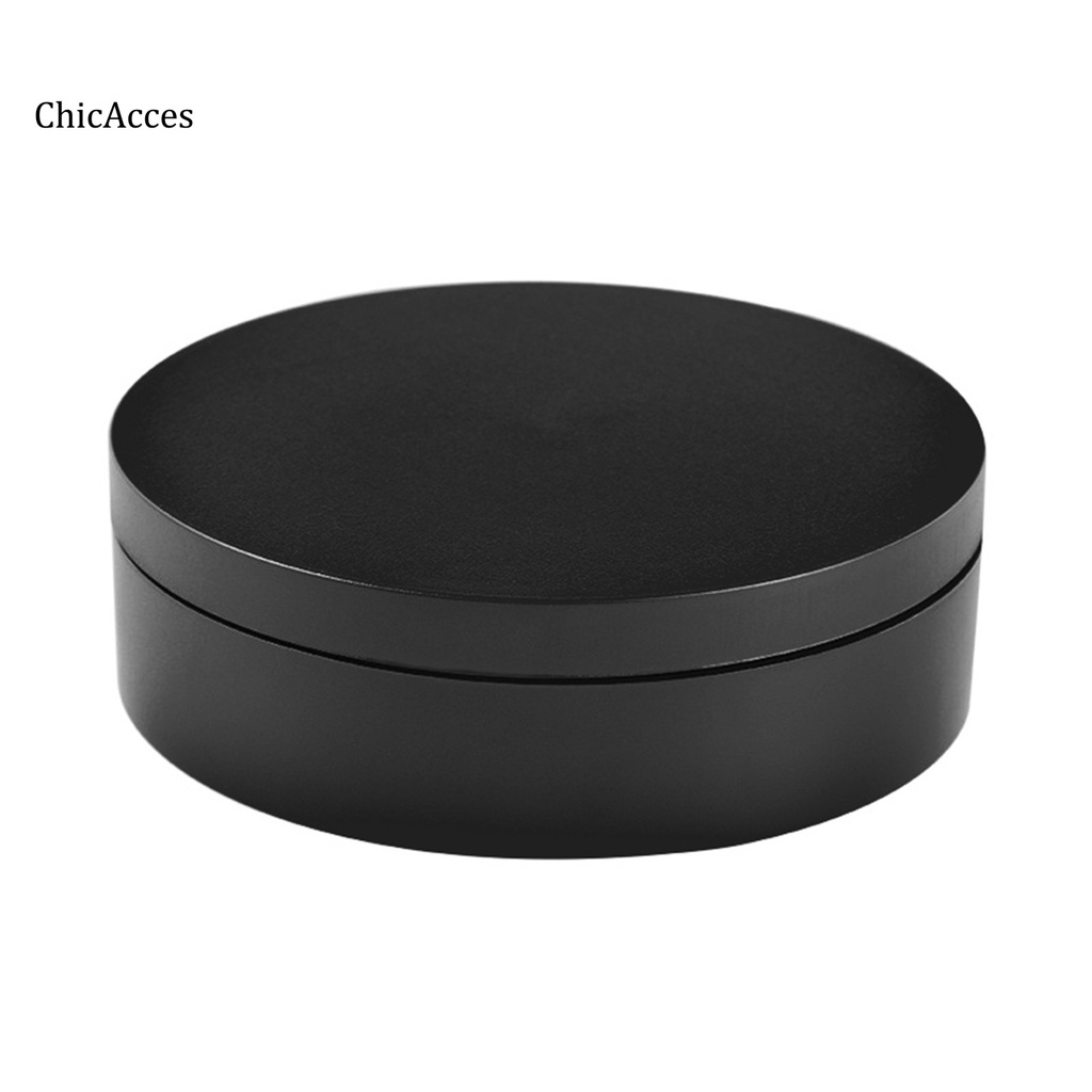 Chicacces Bàn Xoay Điện Tử Có Chân Đứng 12cm Cổng USB / Nguồn Pin Cho Chụp Ảnh