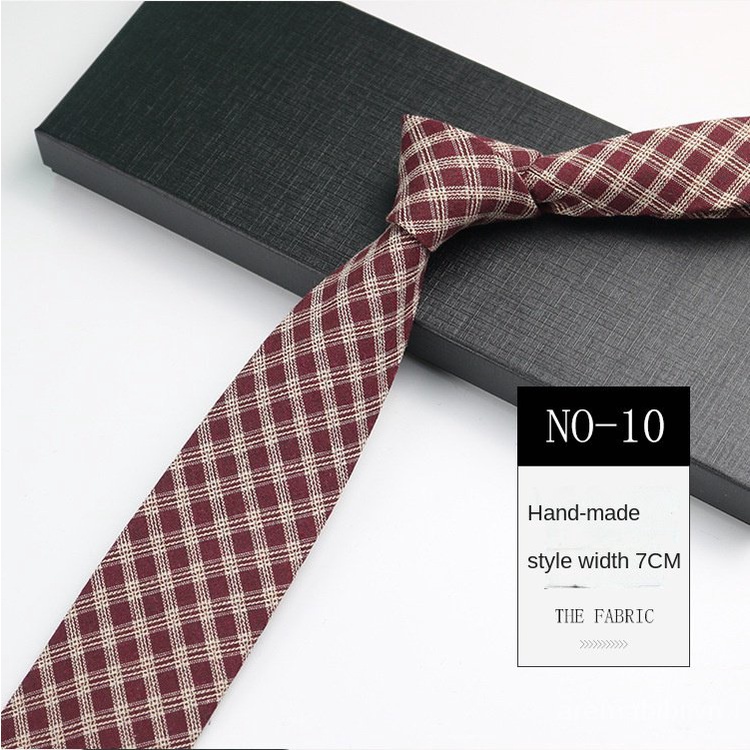 Cà vạt bản rộng 7cm màu sắc tùy chọn thời trang dành cho nam