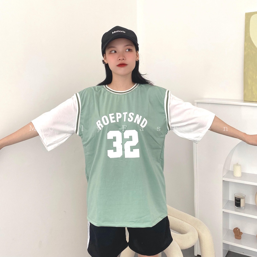 Set Đồ Bộ Bóng Rổ Nam Nữ ROEPTSND 32 phong các Ulzzang, Phom Unisex Freesize Molly Fashion