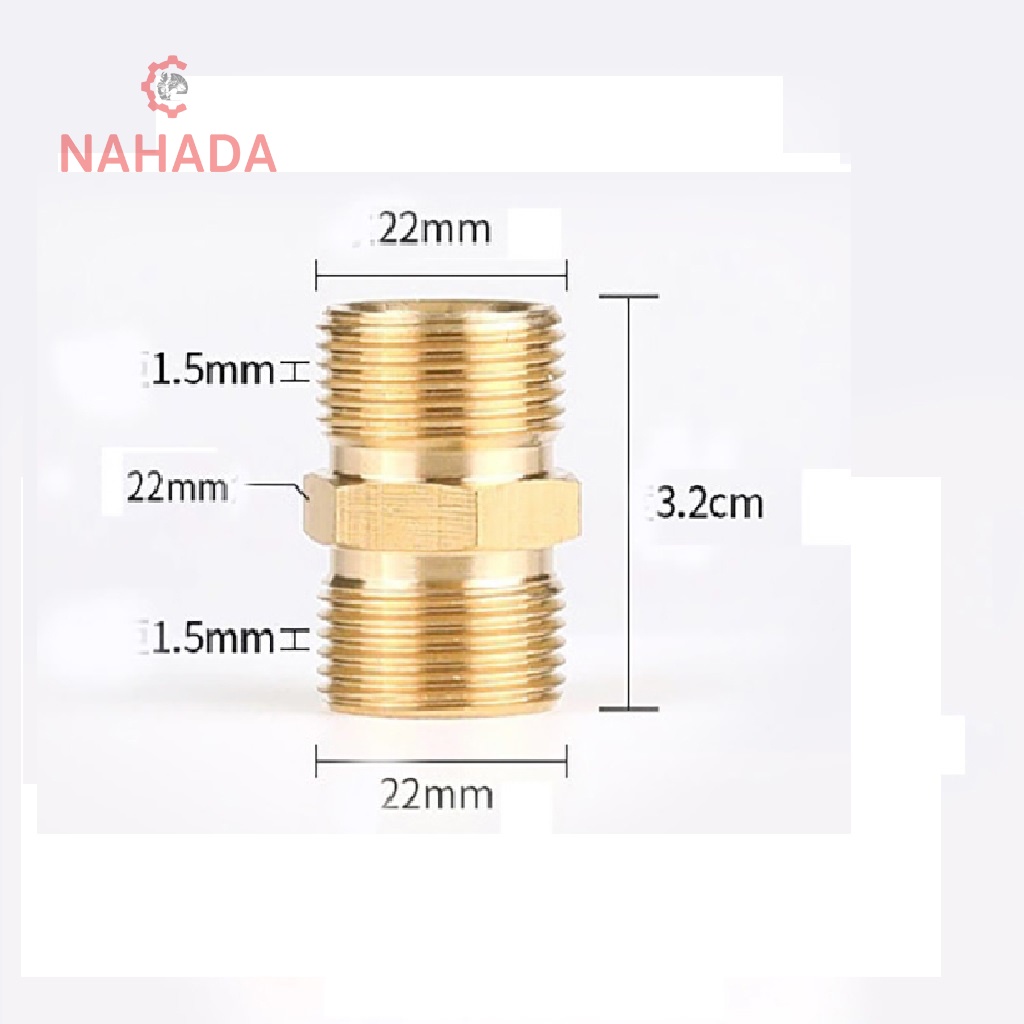 Khớp Nối Phụ Kiện Máy Rửa Xe Nối Dài Dây Máy Xịt Rửa Xe Ren 21mm