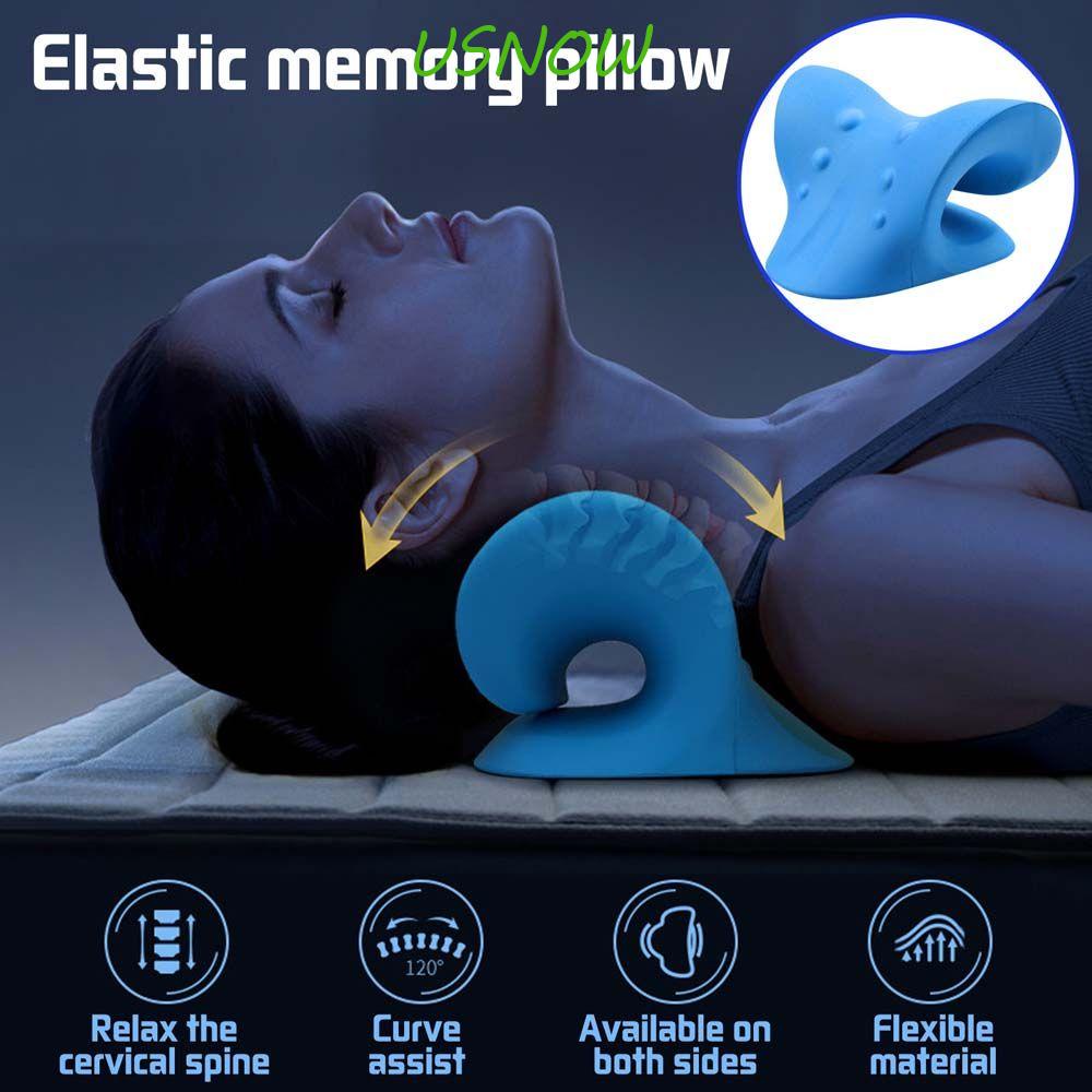 Gối Mát Xa Cổ Chữ V Nâng Cơ Thư Giãn Điều Chỉnh Cột Sống