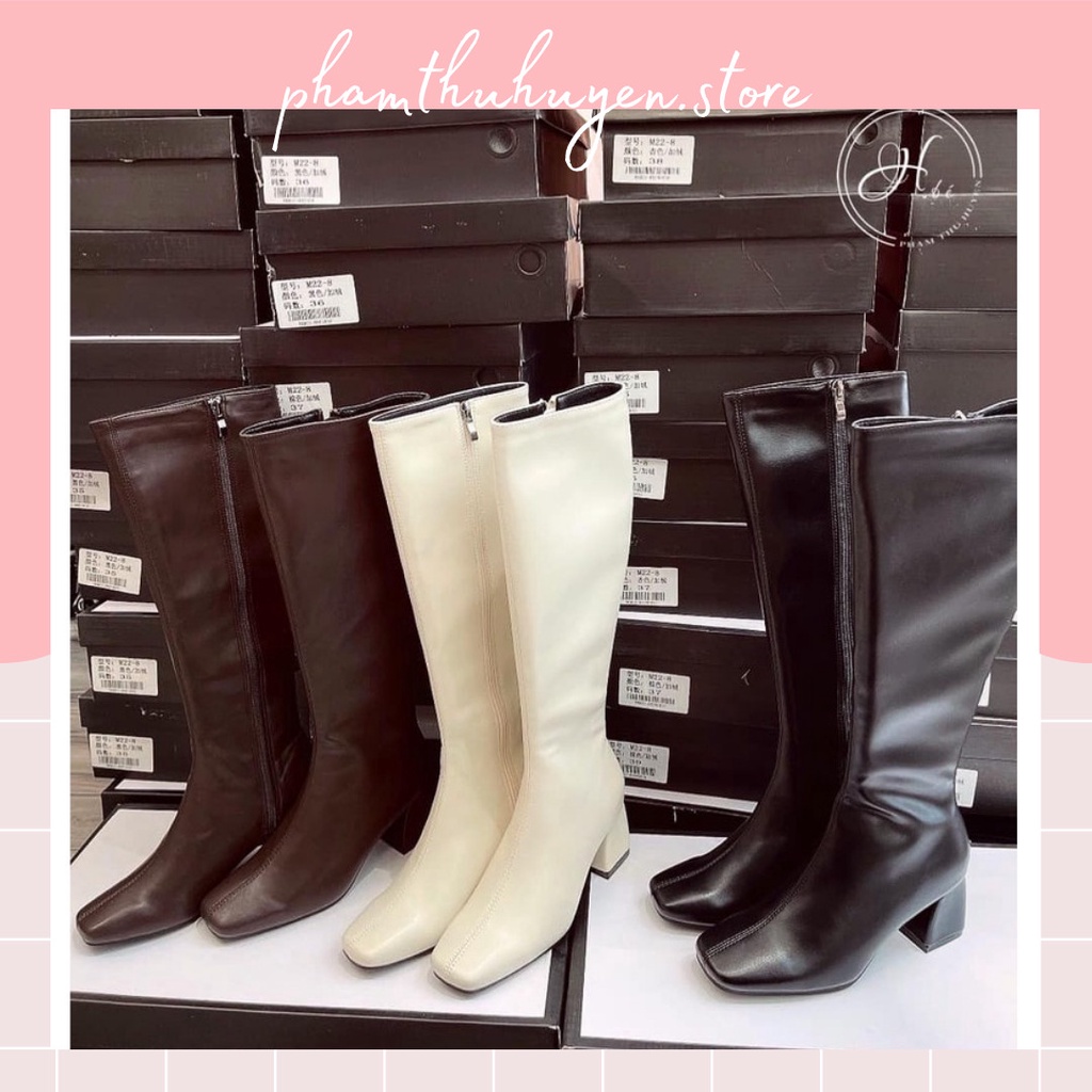 Boot da lì lên chân cực xinh cao 5cm nhé các nàng ơi sẵn size 35 đến 39 ạ