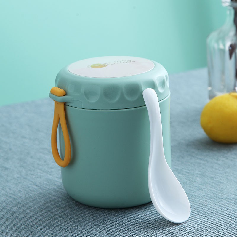 Bình Ủ Cháo Giữ Nhiệt ELEFANCE Có Quai Dung Tích 430ml