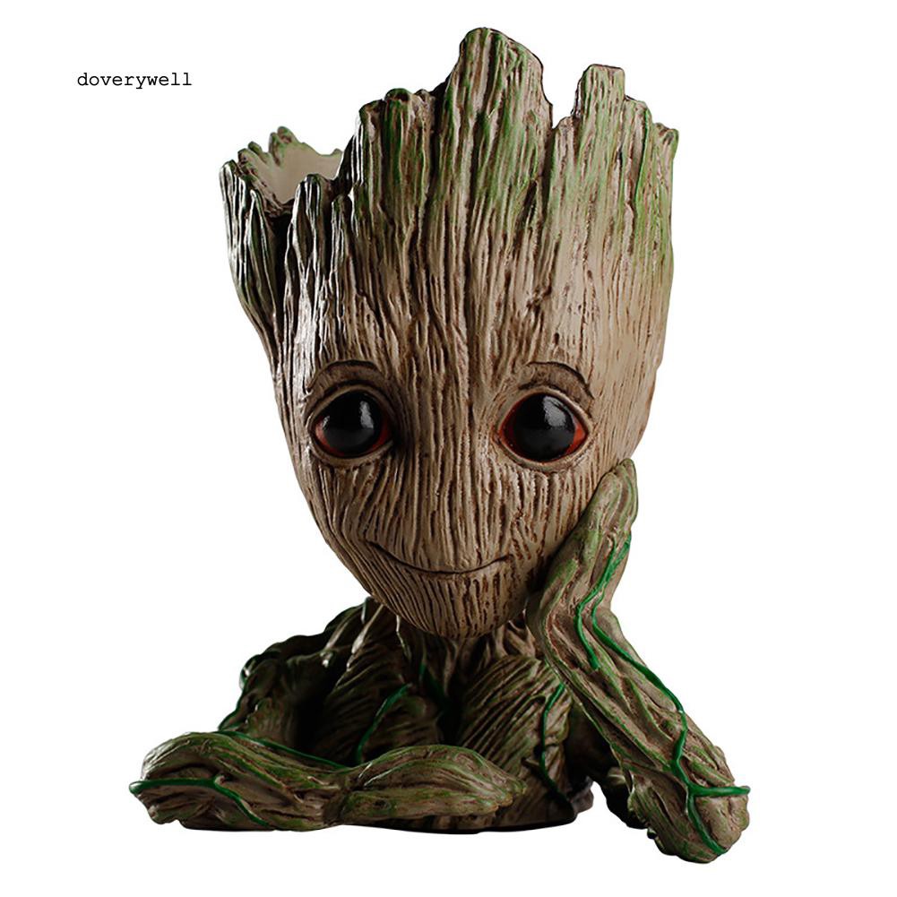 Lọ bút hình cậu bé groot bằng nhựa PVC xinh xắn tiện lợi