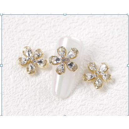 Charm nơ đá, charm nail cao cấp gắn móng cực xinh