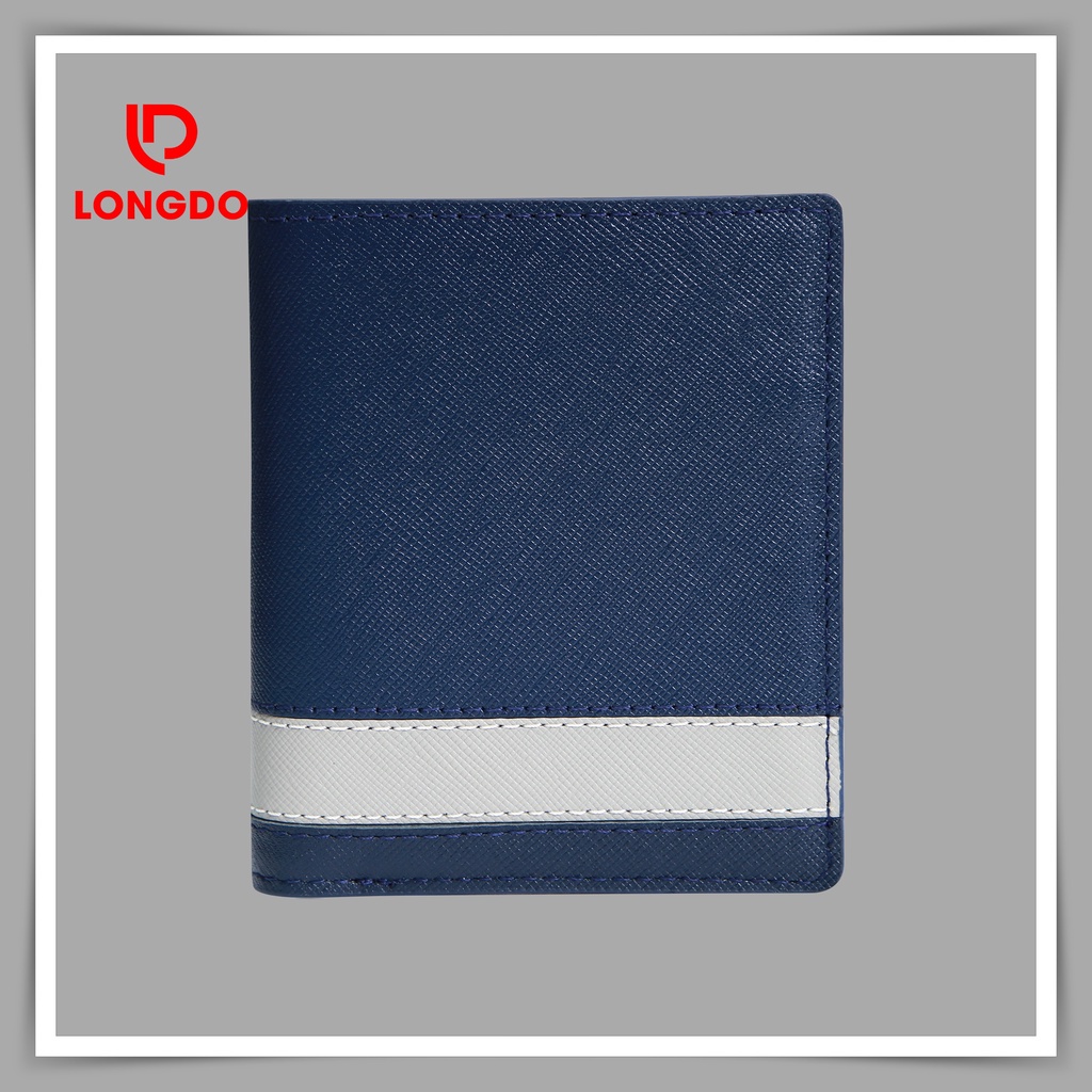 Ví da bò đứng cao cấp - Cam kết da bò thật 100% - Hàng chính hãng thương hiệu Longdo Leather - BD02