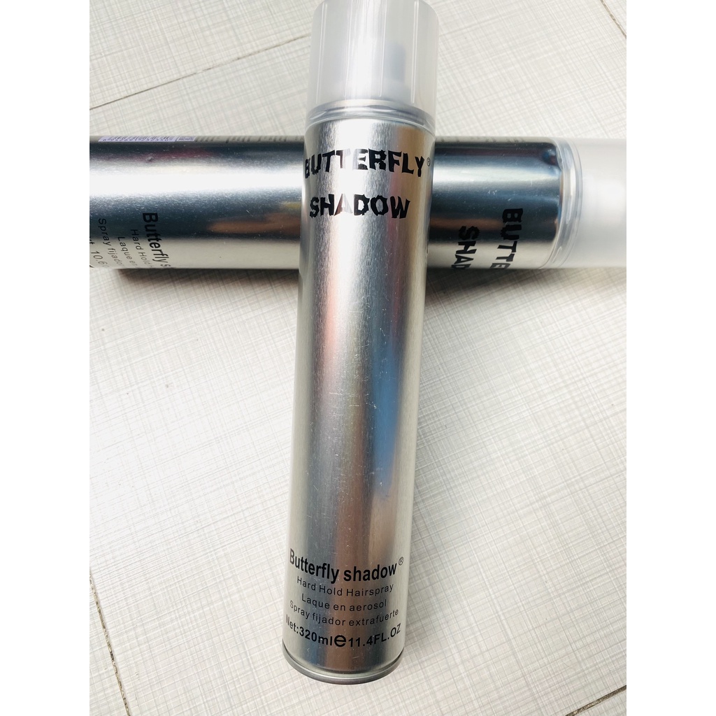 1 Chai keo xịt tóc Butterfly Shadow Hard Hold hairspray - Có lựa chọn