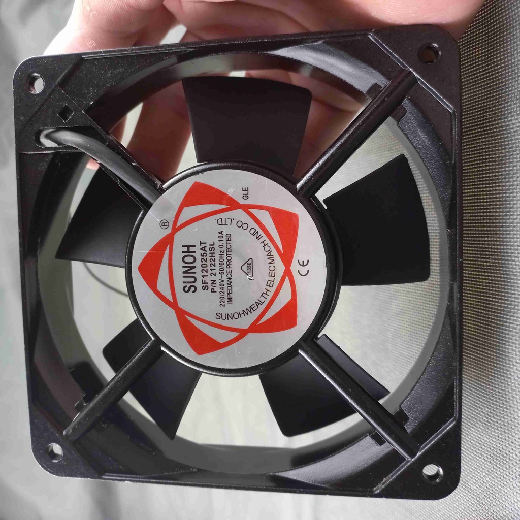Quạt 220V Sunoh 120x120x25mm, Quạt 1 Tấc 2 220V SF12025AT