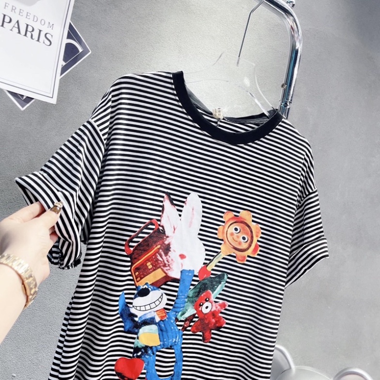 Váy Xuông Kẻ Hoạt Hình