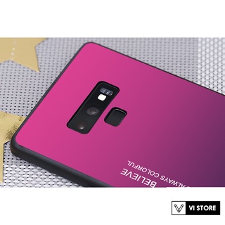 Ốp lưng kính cường lực Samsung Galaxy Note 9 - Gradient edition
