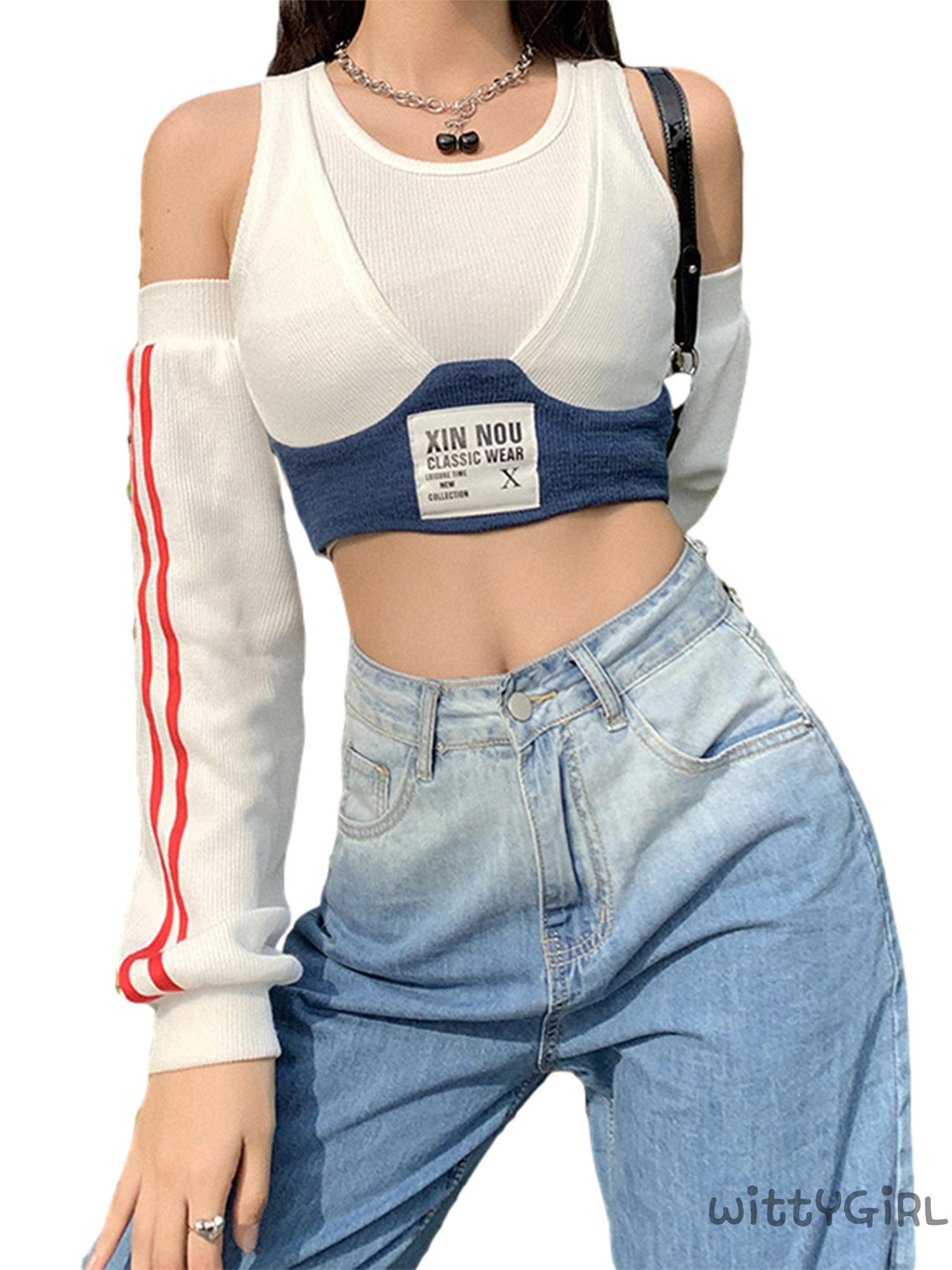 Áo Lửng Cổ Tròn Không Tay Quyến Rũ Cho Nữ | BigBuy360 - bigbuy360.vn