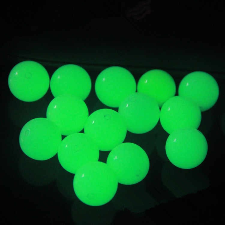 Vòng tay Đá Trơn Láng phát sáng Xanh Lục trong đêm (chọn size)