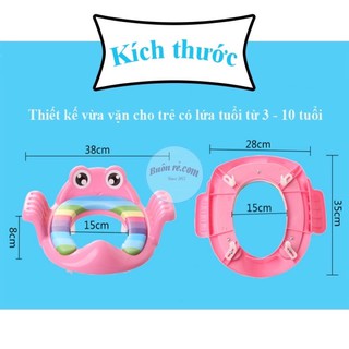 Bệ thu nhỏ bồn cầu hình thú ngộ nghĩnh cho bé(hình ếch)