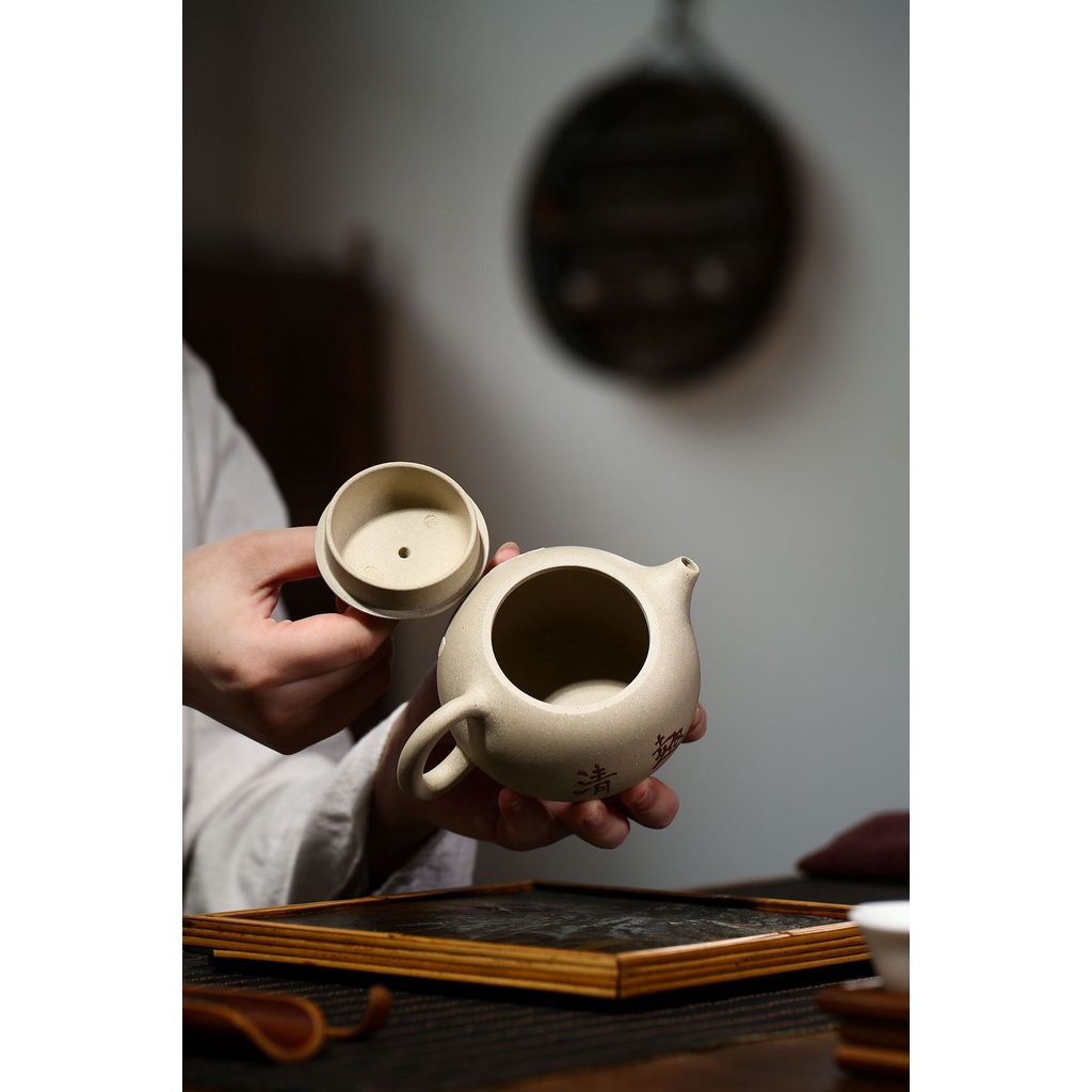 Ấm Tử Sa Nghi Hưng Tây Thi Hà Hoa 300 ml