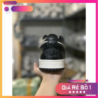 (FREESHIP+ẢNH THẬT) Giày Jordan low đen trắng full box bill-dây phụ