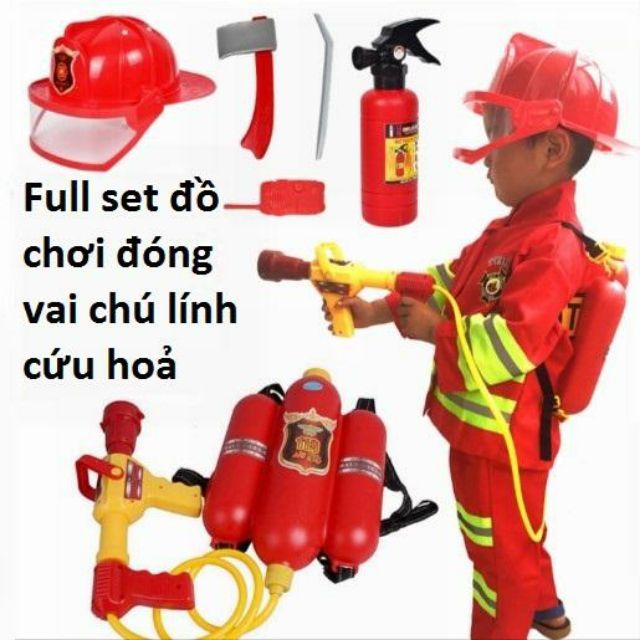 Đồ chơi nhập vai chú lính cứu hỏa