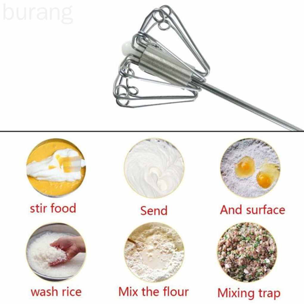 Dụng cụ đánh trứng cầm tay bằng thép không gỉ tiện dụng