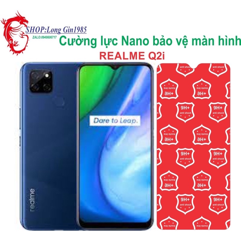 Realme Q2i Cường lực Nano chống va đập chống trầy xước tốt