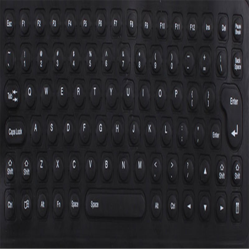 Bàn phím Mini bằng Silicon dẻo gấp mở tiện dụng cho Laptop/Notebook