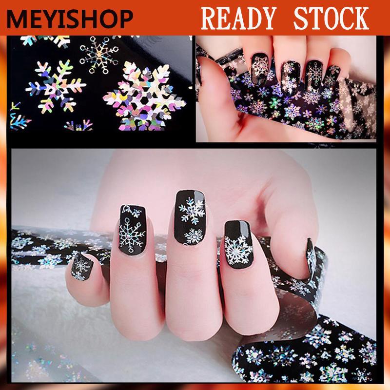 Miếng DáN Trang Trí MóNg HọA TiếT Hoa TuyếT