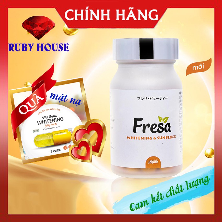 Fresa Nhật Bản - trắng da, chống nắng an toàn hiệu quả cao - CHÍNH HÃNG